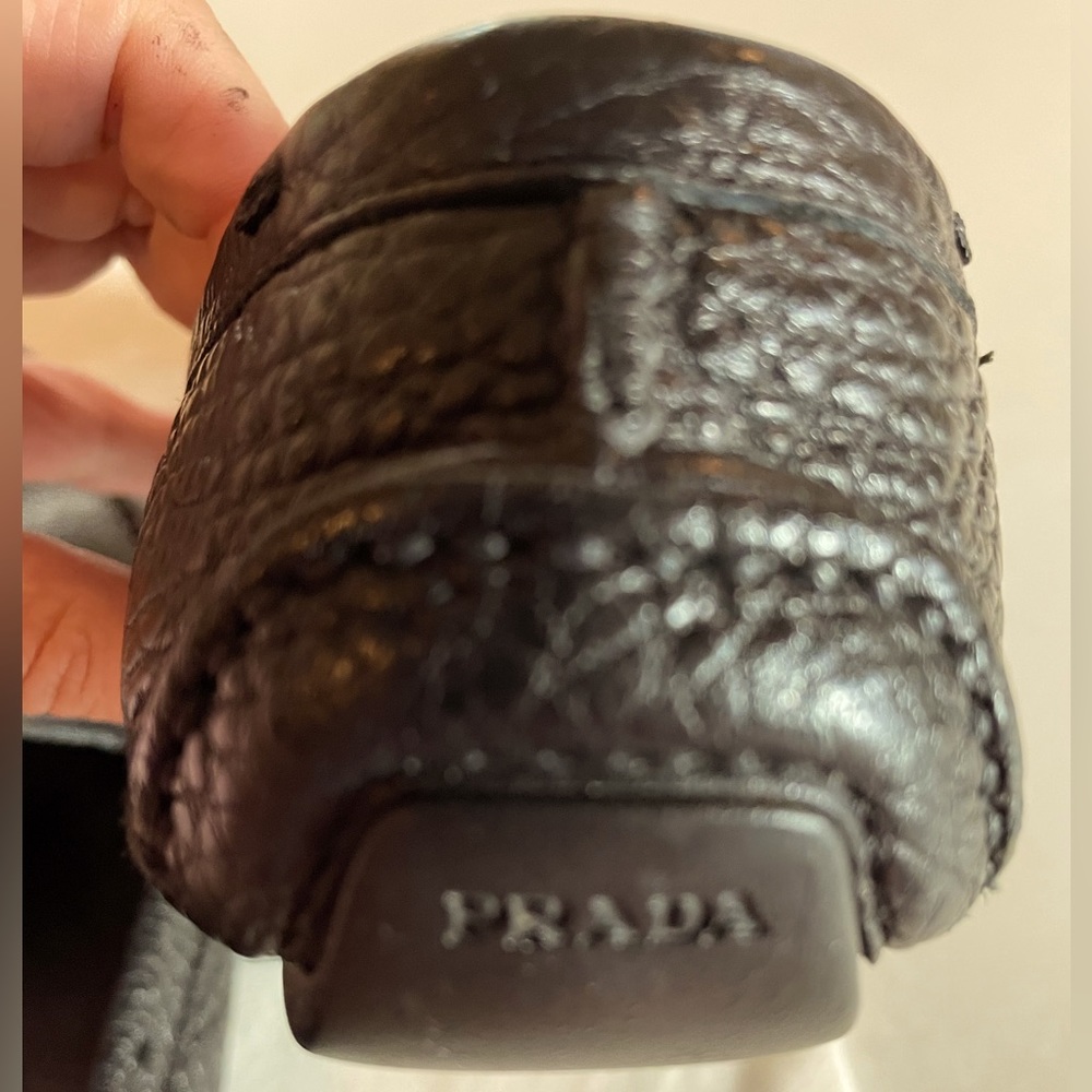 Prada Pebbled Leather Shoe - Picture 10 of 12